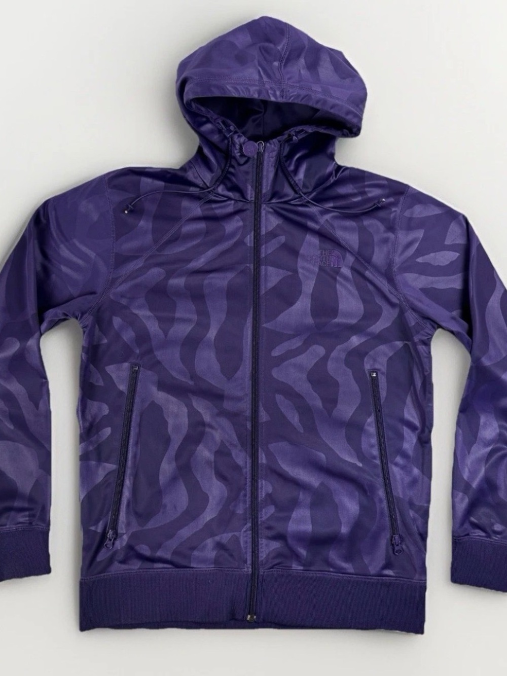 The North Face Purple Hoodie full zip Jacket sweater w Pit Zips!